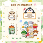 100 PCS Emotional Support Animal Stickers, Mental Health Stickers for Kids, Affirmation Sticker Pack for Water Bottles, Laptops, Phones