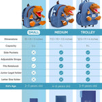 Naturally KIDS Toddler Backpack w Dinosaur Toys for Kids 2-4, 2 Year Old Boy Birthday Gift, 3 Year Old Boy Gift Girl, Toddler Dinosaur Toy