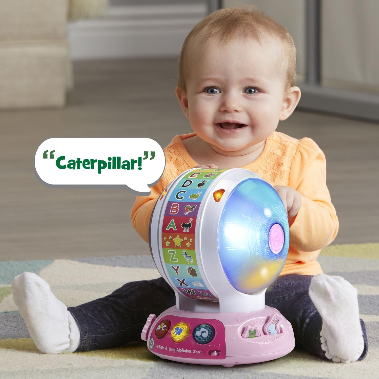 LeapFrog Spin and Sing Alphabet Zoo, Pink