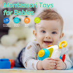 Montessori Toys for Baby 18-24 Months Busy Cube Sensory Toddler Toys Age 2 3 4 Airplane Plane Car Travel Toy for Early Learning Birthday Gift……