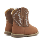 BMCiTYBM Baby Cowboy Cowgirl Boys Girls Western Boots Brown Size 6 Toddler