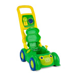 Melissa & Doug Sunny Patch Snappy Turtle Lawn Mower - Pretend Play Toy for Kids Turtle-Themed Pretend Kids Lawn Mower Developmental Push Toy for Toddlers