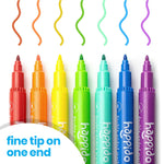 International Arrivals Double Sided Marker Sets for Kids Happido, Set of 24 Water Based Non Toxic Markers with Case, Great School Supplies, Art and Stationery Set