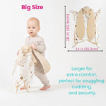 Bunny Lovey Security Blanket – Safe and Soft Toddler, Infant Lovey for Comfort & Cuddles, Newborn Snuggle Toy, Neutral Baby Gift for Boys or Girls. Big Size 16in.