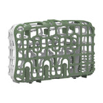 Dr. Brown's Dishwasher Basket for Small Baby Bottle Parts, Pacifiers, and Accessories, Clean, Store and Organize Newborn Essentials, BPA Free, Green