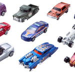 Hot Wheels Toy Cars & Trucks 10-Pack, Set of 10 1:64 Scale Vehicles, Includes Race Cars, Semi, Rescue or Construction Trucks (Styles May Vary)