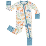pureborn Baby Girls Sleeper Viscose from Bamboo Pajamas 2-Way Zipper Snug Fit Sleepwear Wild Party 0-3 Months