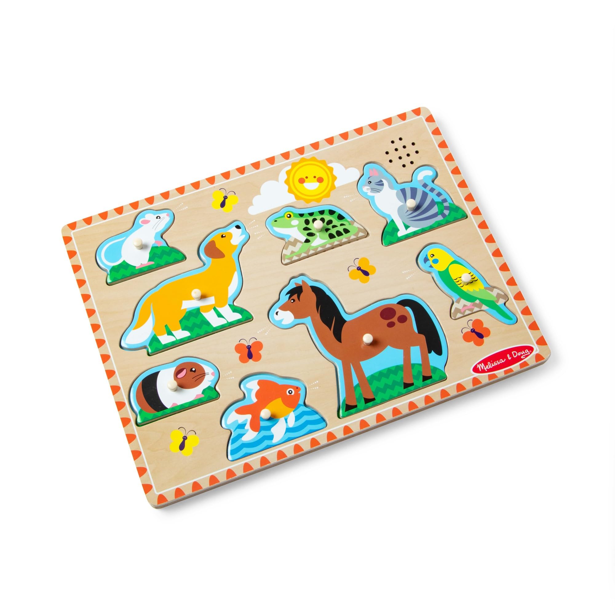 Melissa & Doug Zoo Pet Animals Sound Puzzle - Melissa & Doug - Baby and ...