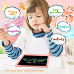 BUKEBU LCD Writing Tablet Doodle Board,10.5 inch Colorful Drawing Pad,Electronic Drawing Tablet, Drawing Pads,Travel Gifts for Kids Ages 3 4 5 6 7 8 Year Old Girls Boys (Pink)