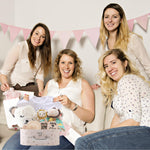 bopoobo Baby Shower Gifts, New Born Baby Gifts for Girls Boys, Unique Baby Gifts Basket Essential Stuff, Gender Reveal Gifts, Onesie, Blanket, Rattle, Lovey, Socks, Gift Card, Decision Coin, Milestone