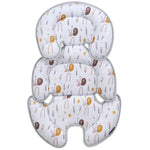 Innokids Head and Body Support Pillow Infant Car Seat Insert for Newborn to Toddler Stroller Cushion (Beige)