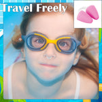 Relaxweex 2 Pcs Silicone Nose Clip for Swimming, Kids, Pink