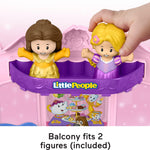 Fisher-Price Little People Toddler Toy Disney Princess Pull-Along Musical Carriage Playset with Figures for Pretend Play Kids Ages 18+ Months