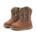 BMCiTYBM Baby Cowboy Cowgirl Boys Girls Western Boots Brown Size 6 Toddler