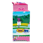 Disney Minnie Mouse Deluxe 9 Bin Design and Store Toy Organizer by Delta Children, Greenguard Gold Certified