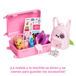 Barbie Doll & Accessories, Travel Set with Puppy and 10+ Pieces, Suitcase Opens & Closes, Barbie "Malibu" with Blonde Hair