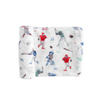 Little Unicorn – Homerun Deluxe Swaddle | Single | 100% Rayon Muslin from Bamboo | Super Soft | Newborns and Infants | Large 47” x 47” | Machine Washable