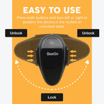 BeeGo® Oven Lock - No-Drill, Heat-Resistant, Self-Adhesive Durable & Easy to Install Oven Safety Locks for Toddlers, Baby proofing Doors, Black