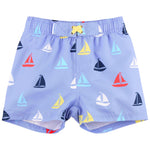 RUGGEDBUTTS Boys UPF50+ Sun Protection Novelty Swim Trunks - Down by The Bay, 18-24m