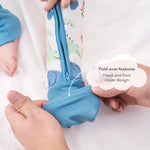 pureborn Baby Girls Sleeper Viscose from Bamboo Pajamas 2-Way Zipper Snug Fit Sleepwear Wild Party 0-3 Months