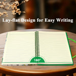 DWIYITTN Butterfly Lined Spiral Notebook, 160 Pages, A5 Pretty Hardcover Journal for Teen Girls, 5.7 x 8.25 Inch, Kids Diary for Writing, School, Note Taking