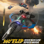 4DRC RC Planes Remote Control Airplanes for Kids, Foam Remote Control Planes for Kids Adults Beginners, Remote Control Helicopter Fighter Jet Drones for Kids Adults, 360° Flip Easy to Fly