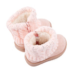 BMCiTYBM Baby Snow Boots Infant Boy Girl Winter Booties Pink Size 4