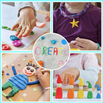 ESSENSON Air Dry Clay 54 Colors, Modeling Clay for Kids, DIY Molding Magic Clay for with Tools, Toys Gifts for Age 3 4 5 6 7 8+ Years Old Boys Girls Kids
