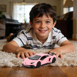 TGRCM-CZ 1/36 Scale Lamborghini Aventador LP700-4 Casting Model Car, Zinc Alloy Pull Back Vehicles Toy Car for Toddlers Kids Boys Girls Gift (Pink)