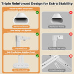 MagicFox 3 Piece Queen Size Bed Rail for Toddlers,Upgraded Height Adjustable Baby Bed Rail Guard, Thickened Child Safety Bed Rails for Queen Size Beds (78.7"x78.7"x60" Gray)