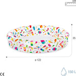 Intex Inflatable Stars Kiddie 2 Ring Circles Swimming Pool (48" X 10") [Assorted Styles]