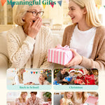 Memoking Mini Sticker Printer - T02 Thermal Printer Portable Label Maker Bluetooth Photo Printer Print Pods Inkless Sticker Maker for Kids Sticker Box, Smart AI APP, for Study Note, Journal, DIY, Gift