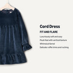 Amazon Essentials x Sofia Grainge Toddlers and Baby Girls' Longsleeve Corduroy Dress
