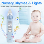 X-Bosak Nasal Aspirator for Baby, Electric Nose Sucker for Baby, Snot Sucker with 5 Levels Suction, Soothing Light & Nursery Rhymes