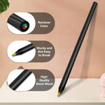 FUAOIS Stocking Stuffers for Kids Teens, 16 Rainbow Kids' Drawing Pencils, Art Supplies for Kid 4-12 Year Old