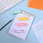 M&G 4Pcs Sliding Retractable Pencil Erasers, Cute Pastel Colored Soft Rubber Stick Mechanical Eraser, Push-Pull Large White Erasers for Art Drawing School Stationery Supplies