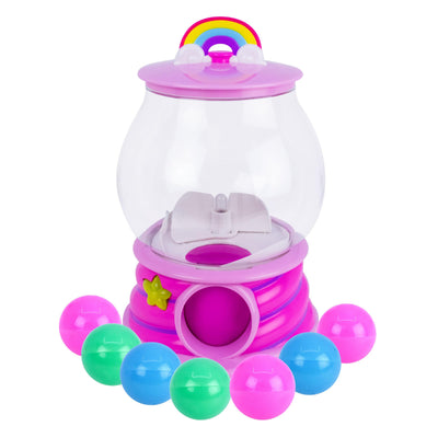 Gumball Magic Gumball Machine Toy – Interactive Light Up Surprise Machine with 7 Gumball Reveals, Squishy Fidget Toys, Puffy Stickers & Positive Affirmations, Collectible Toy for Kids Girls Boys 4–10