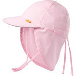 FURTALK Baby Sun Hat UPF 50+ UV Ray Sun Protection Cotton Toddler Hats for Boys Girls Rose Pink