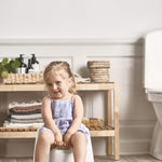 BabyBjörn Potty Chair, White/Gray | Potty Training Toilet, Easy-to-Clean, Removable Inner Potty, Non-Slip