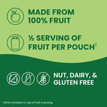 GoGo squeeZ Applesauce and Fruit Puree Variety Pack, Apple, Banana & Strawberry, 3.2 oz (Pack of 20), Unsweetened Fruit Snacks for Kids, Gluten Free, Nut Free and Dairy Free, BPA Free Pouches