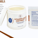Vitamin A & D Ointment 15 Oz Jar, Skin Protectant for Diaper Rash, Cuts, Burns, Abrasions, Wounds and Scrapes