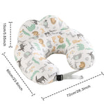 BATTOP Nursing Pillow for Breastfeeding,Bottle Feeding, Plus Size Breastfeeding Pillows with Adjustable Waist Strap Removable Cover, Extra Pillow on Top for More Support for Mom