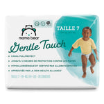 Amazon Brand - Mama Bear Gentle Touch Baby Diapers, Size 7, 20 Count, Wetness Indicator, Stretchy Waistband, Secure Fit