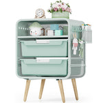 SYKIARIOL Kids Nightstand,Cute End Table with Storage Drawer,Nightstand for Girls Bedroom Furniture