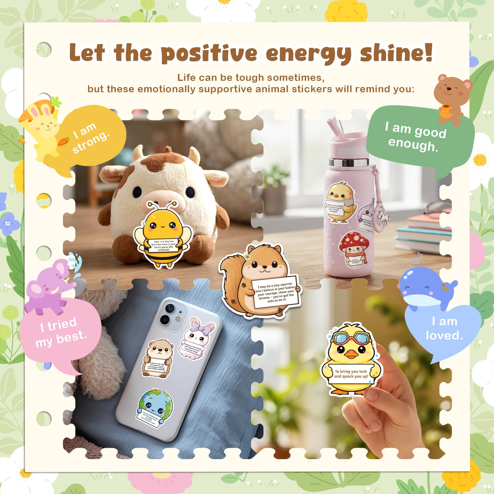 100 PCS Emotional Support Animal Stickers, Mental Health - slapaflife ...