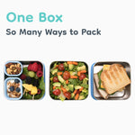 Good Bare Stainless Steel Sandwich Container for Kids & Adults, Plastic-Free Lunch Box with Silicone Lid, Leakproof Metal Snack Box, Dishwasher Safe, BPA-Free Food Storage Container, Sky Blue