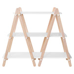 Babyletto Dottie Bookcase in White and Washed Natural