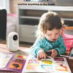 Momcozy Baby Monitor with 2 Cameras 5’’ 1080P Split Screen Video Baby Monitor with Camera and Audio no WiFi for Baby Safety 5000mAh Battery Infrared Night Vision 2-Way Audio 960ft Range Ideal Gift