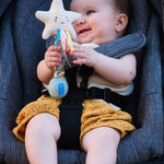 Taf Toys Star Rainstick Rattle, Musical Shake & Rattle Rainmaker Toy, Musical Instrument for Babies and Toddlers for Sensory and Motor Skills Development