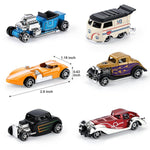 haomsj Truck Toys for Kids 9 PCS Playsets Tow Truck Toy and City Carrier Vehicle,Transport Truck with Die Cast Metal Racing Cars for Boys and Girls Age 3-5 Years